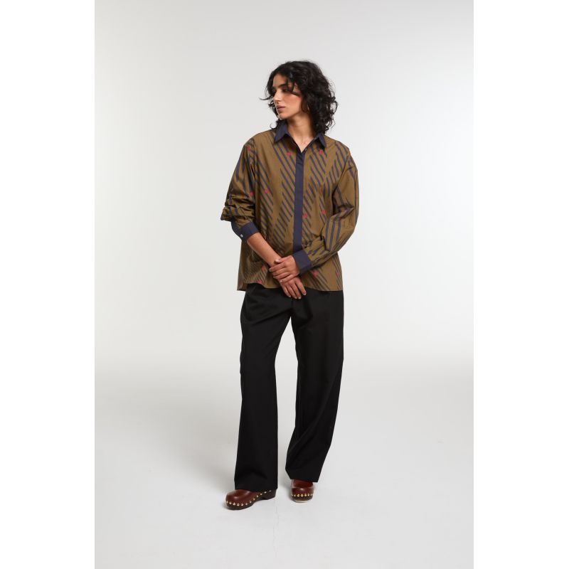 Khaki Rosalie Moon Shirt