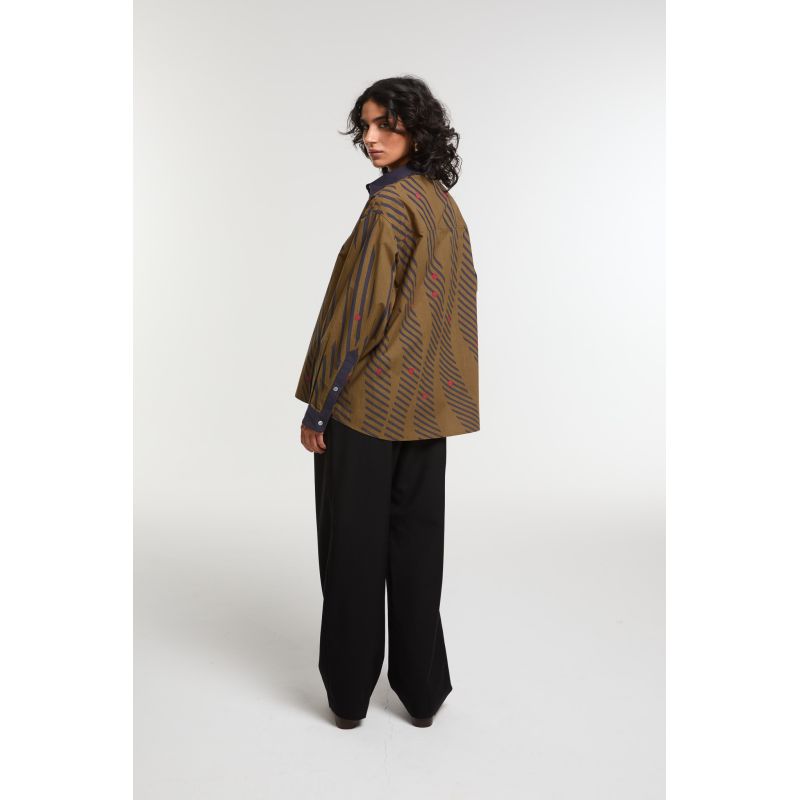 Khaki Rosalie Moon Shirt