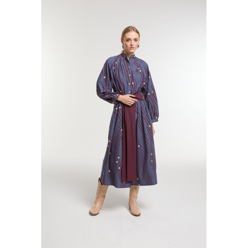 Night Blue Eulalie Moon Dress