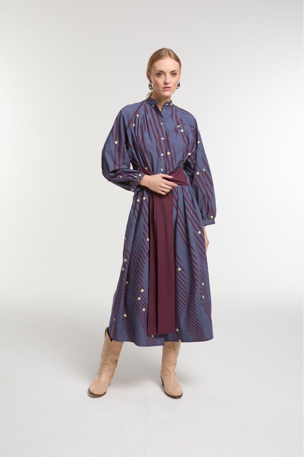 Night Blue Eulalie Moon Dress