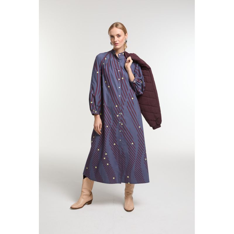 Night Blue Eulalie Moon Dress