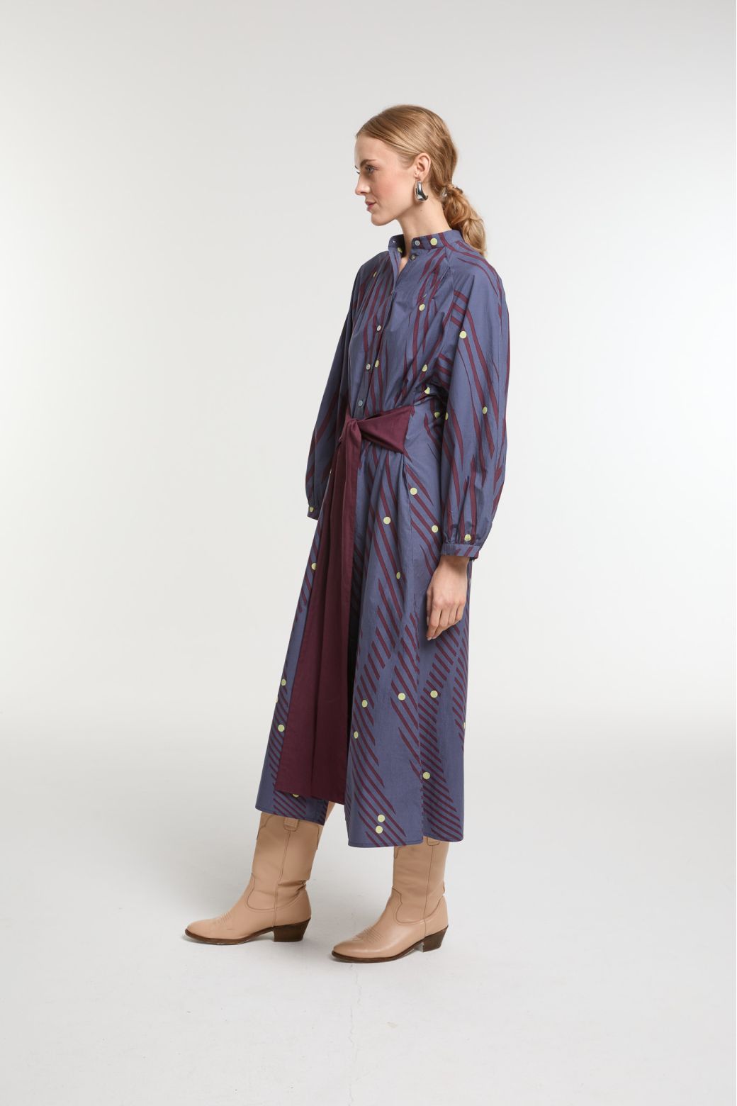 Night Blue Eulalie Moon Dress