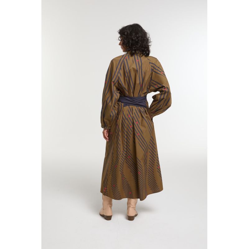 Khaki Eulalie Moon Dress