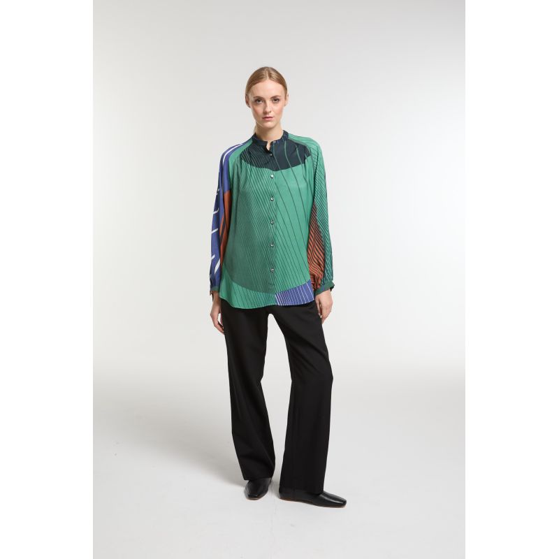 Chemise Lola Astre Bleu Vert