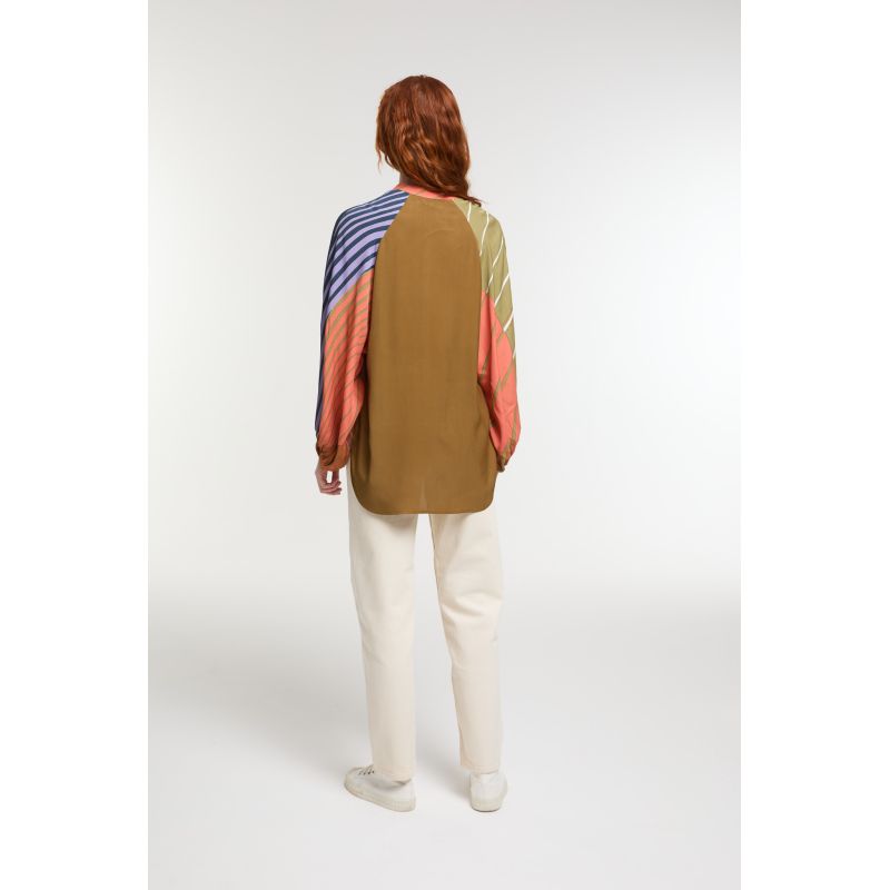 Orange Khaki Lola Astre Shirt