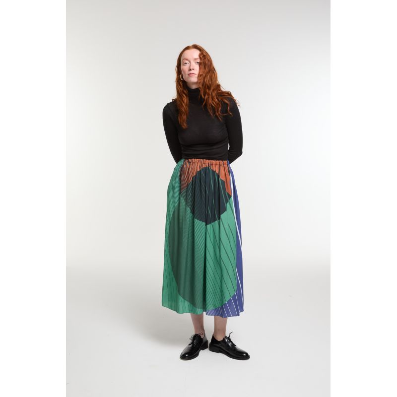 Blue Green Romeo Astre Skirt