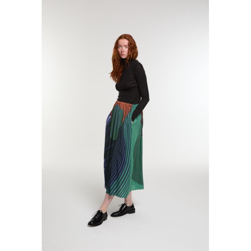 Blue Green Romeo Astre Skirt