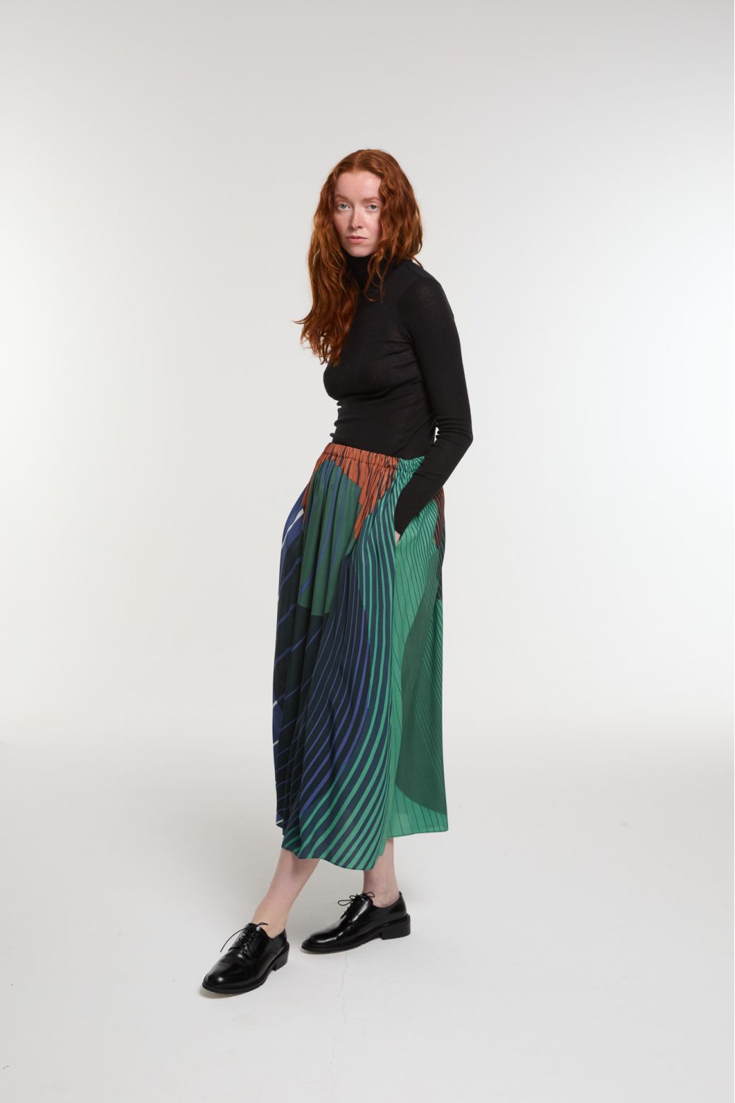 Blue Green Romeo Astre Skirt