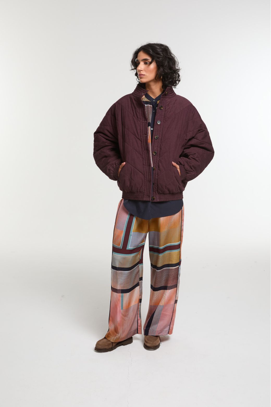 Burgundy Millie Mae Jacket