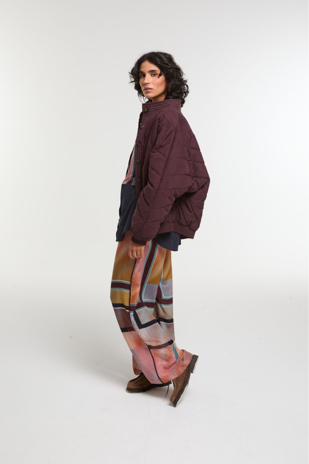 Burgundy Millie Mae Jacket