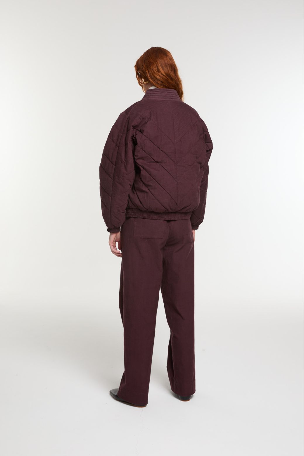 Burgundy Millie Mae Jacket