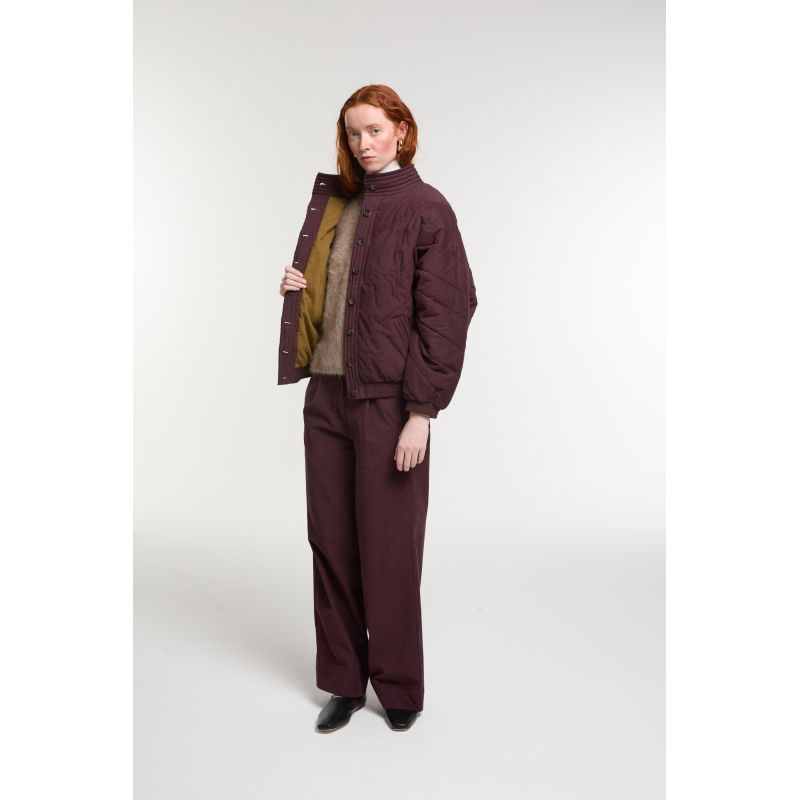 Burgundy Millie Mae Jacket