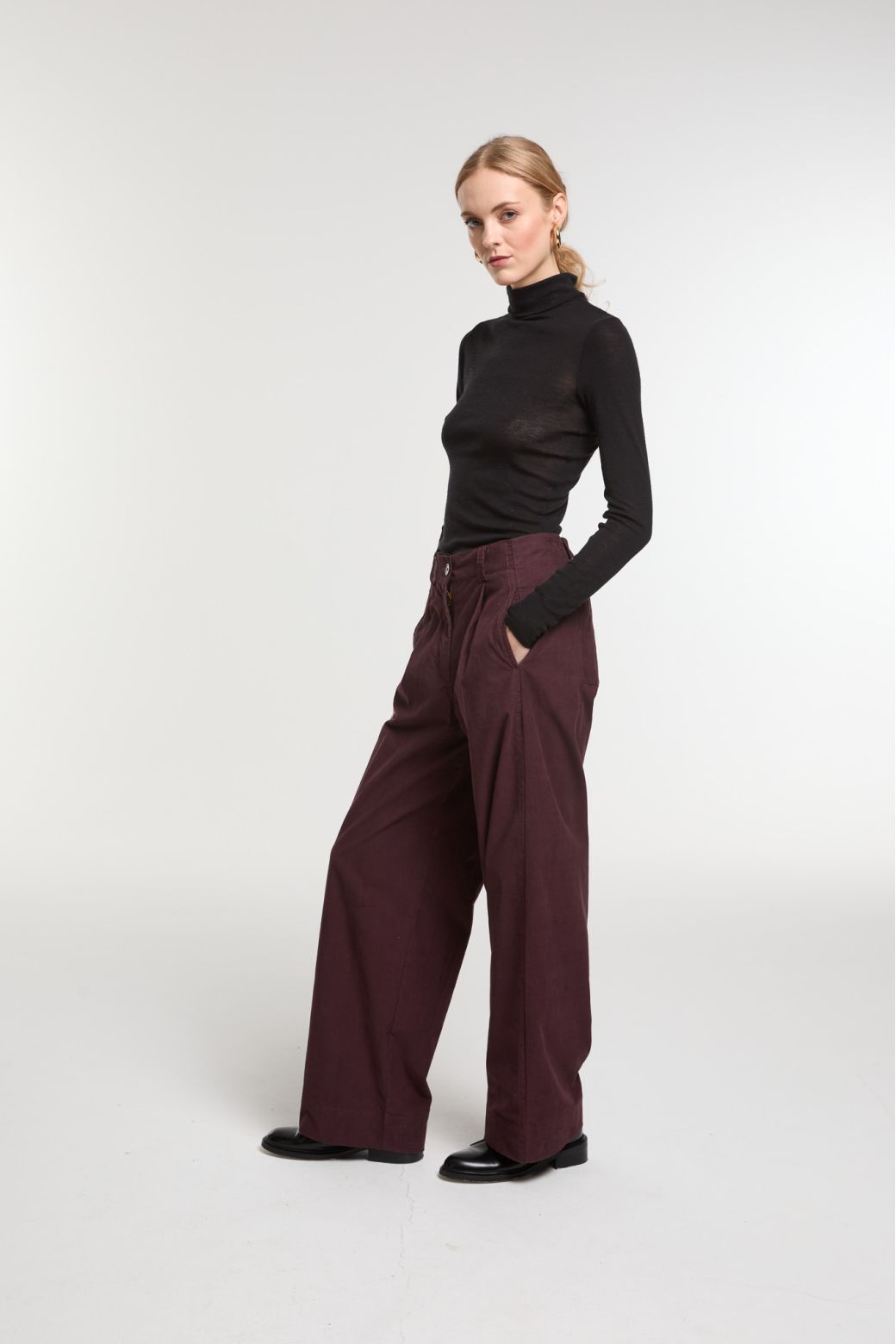 Burgundy VictorMae Pants
