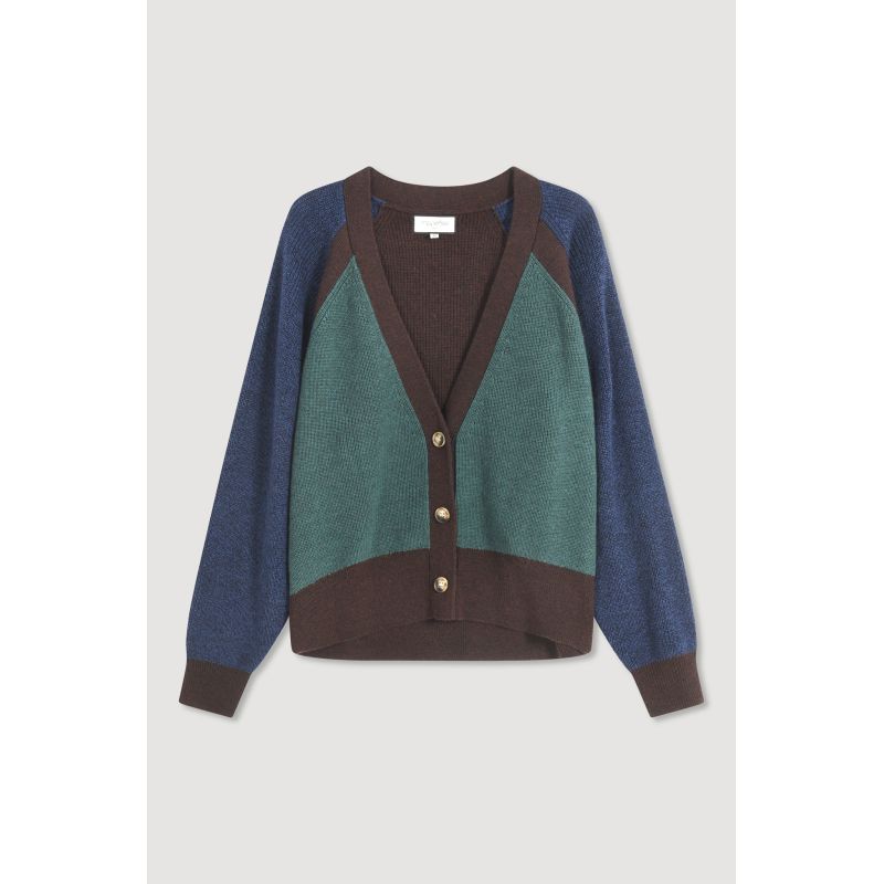Night Blue Claude Enigme Cardigan
