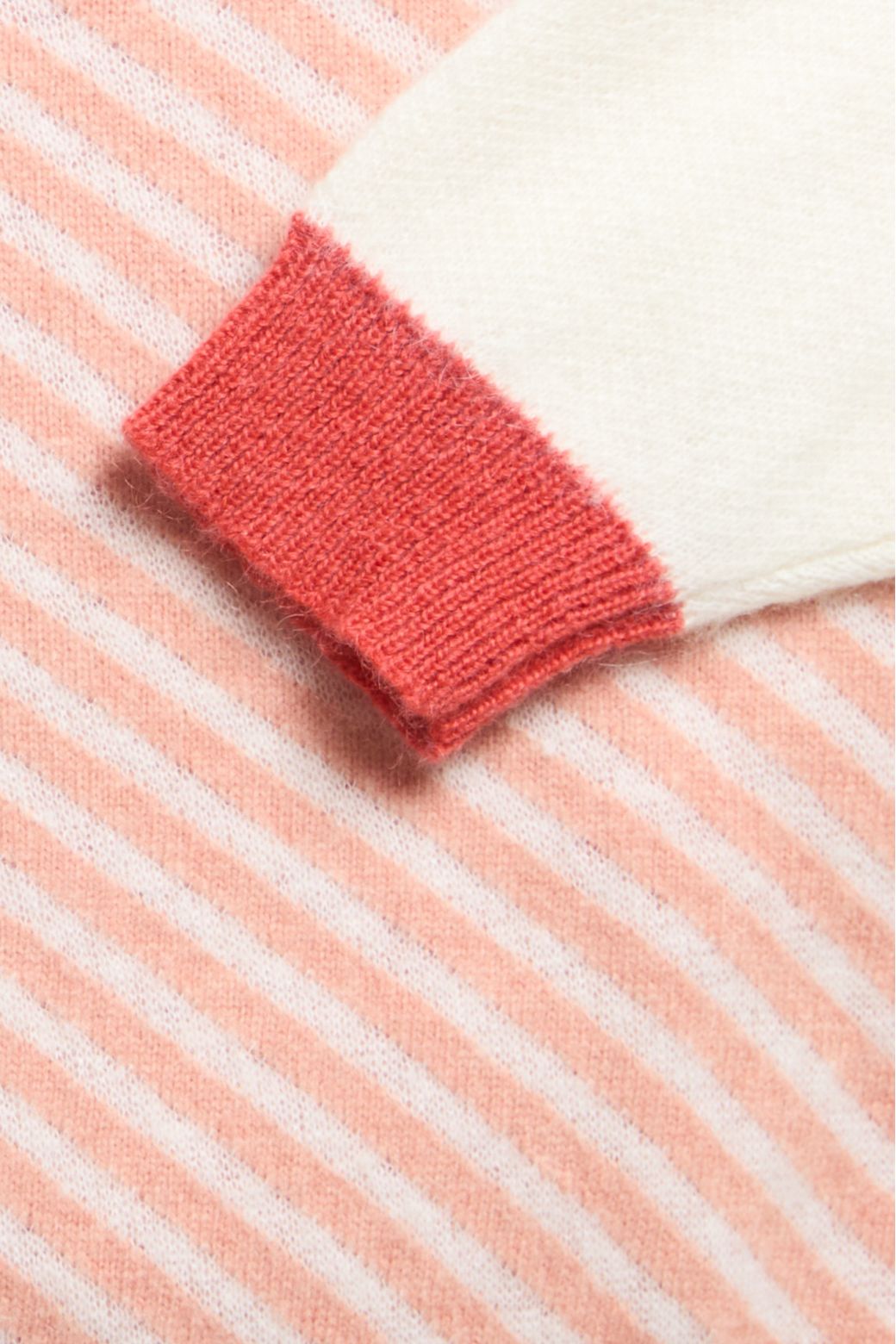 Orange Diago Panorama Sweater