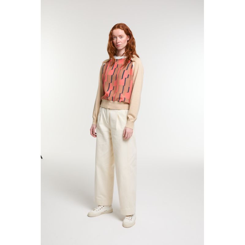 Tan Olympe Mystere Sweater