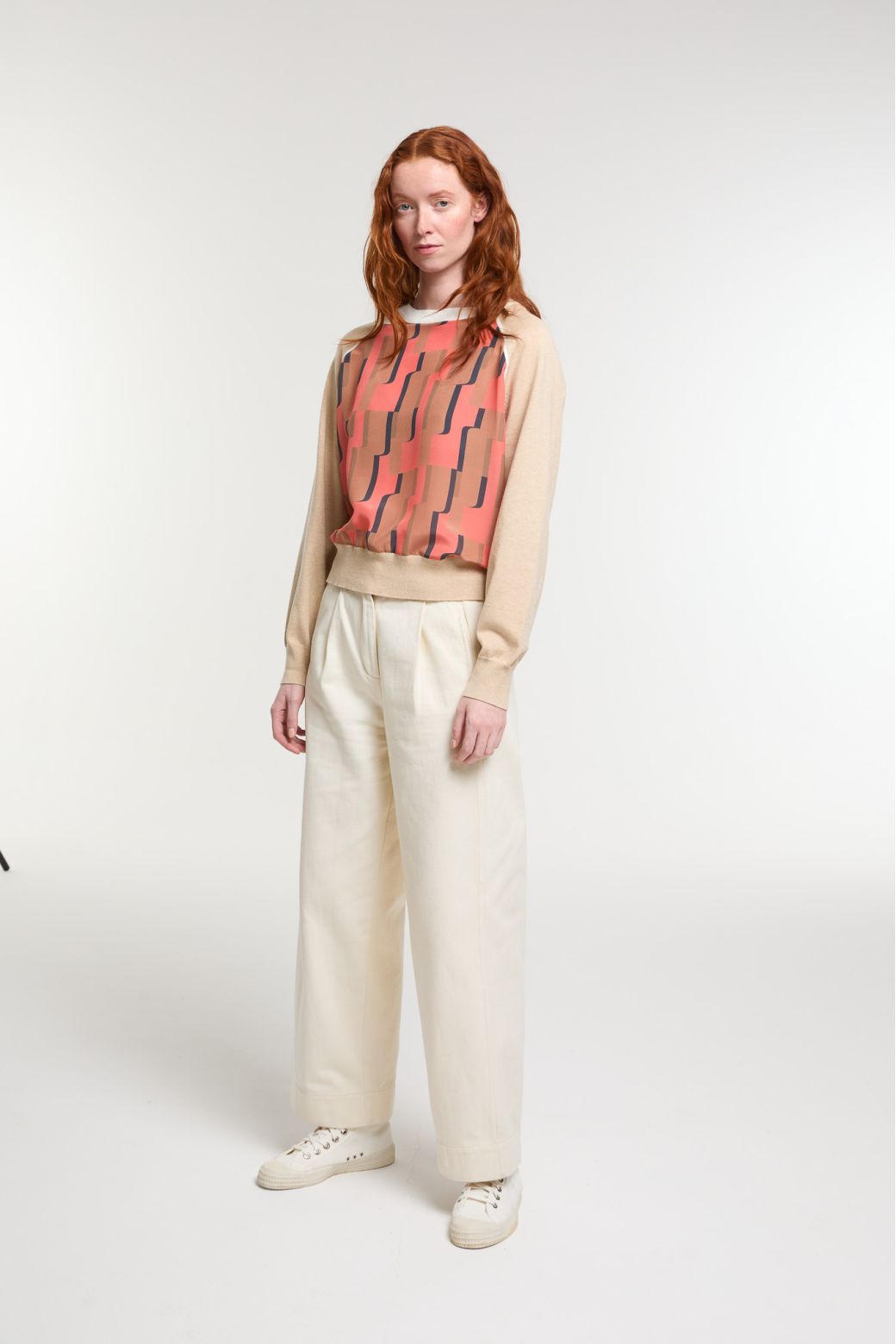 Tan Olympe Mystere Sweater