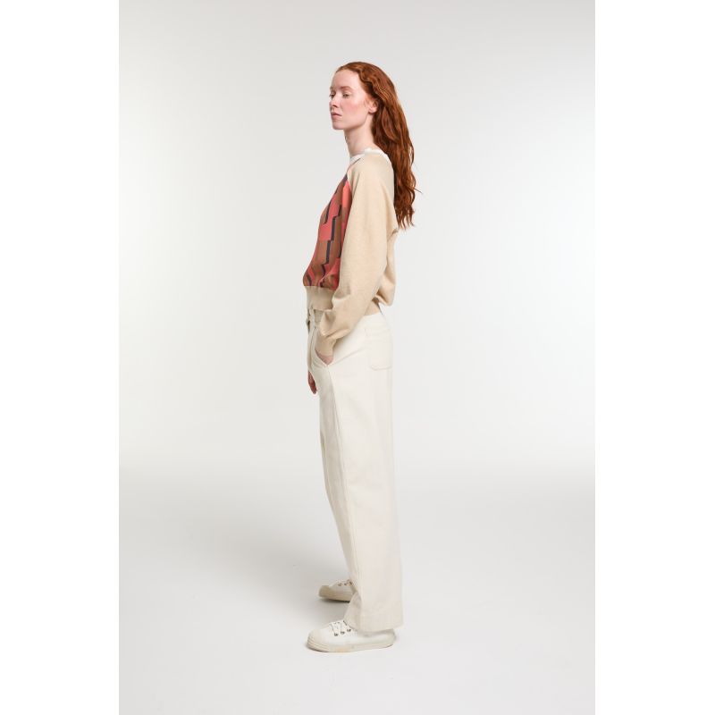 Tan Olympe Mystere Sweater