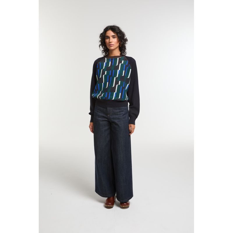 Green Olympe Mystere Sweater