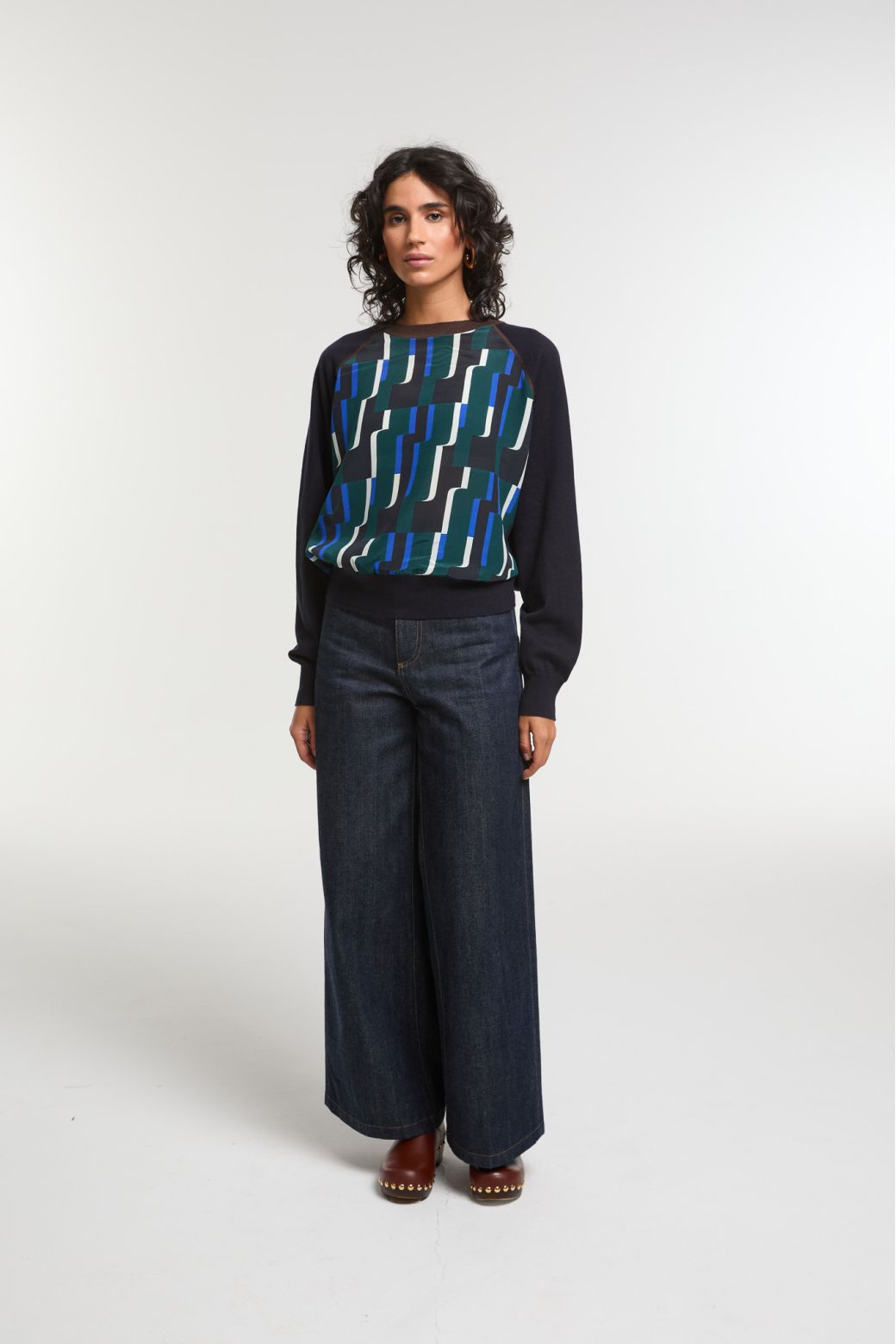 Green Olympe Mystere Sweater