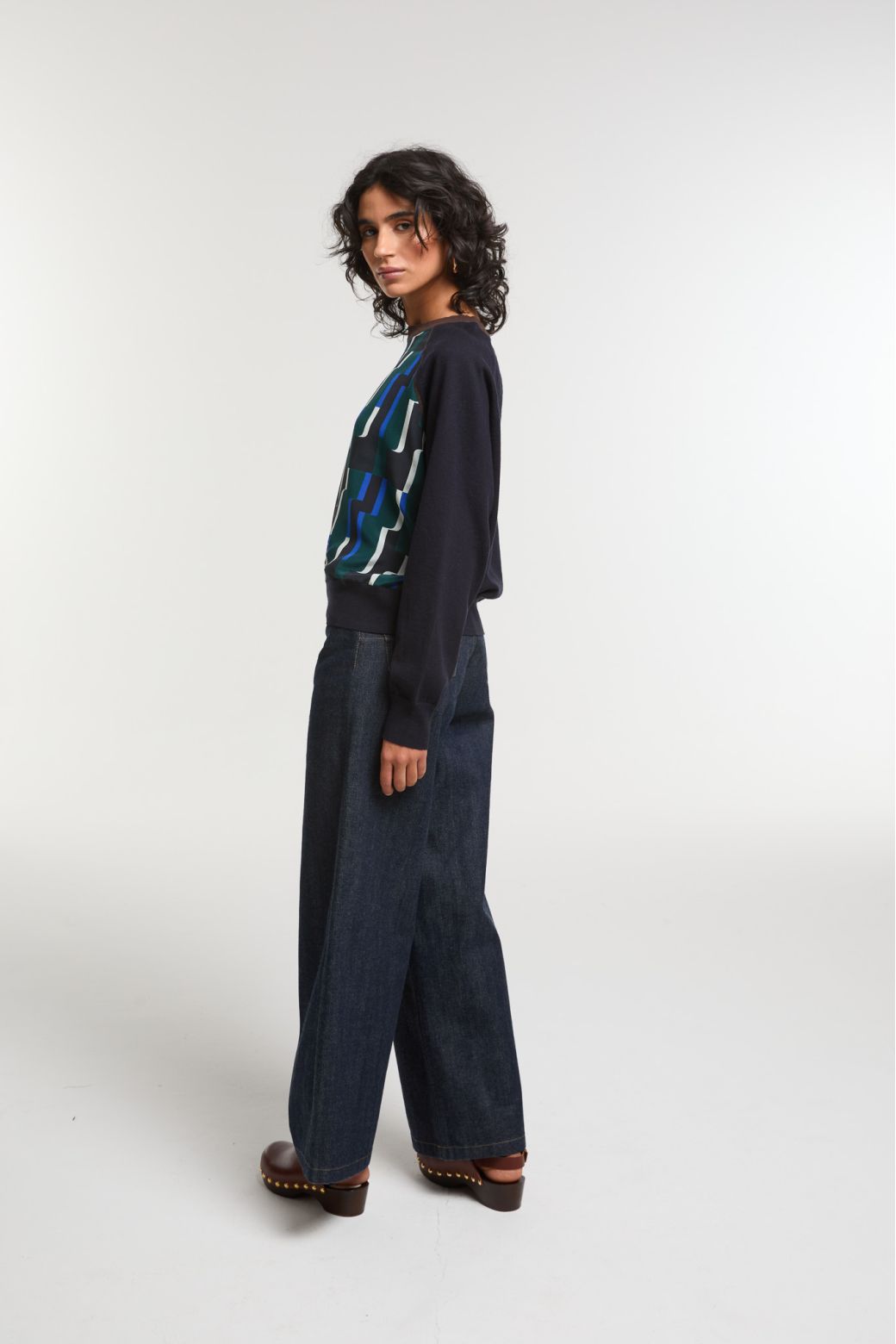 Green Olympe Mystere Sweater