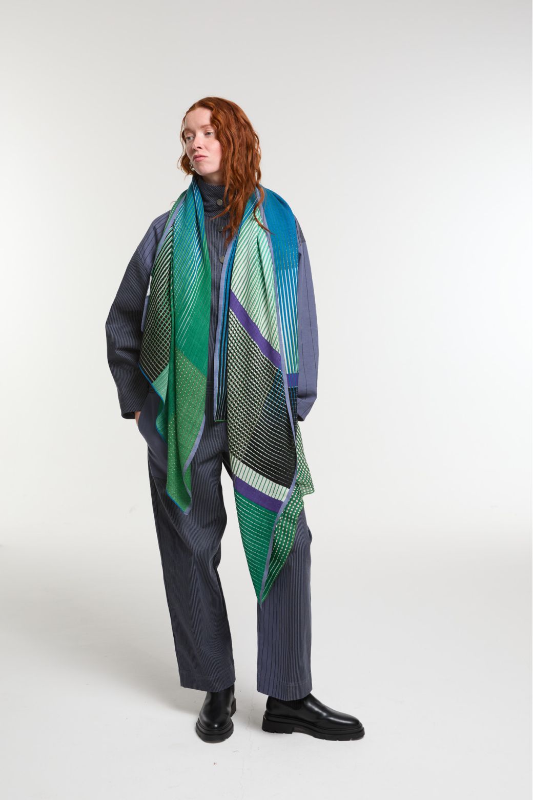 GreenVibrant Scarf