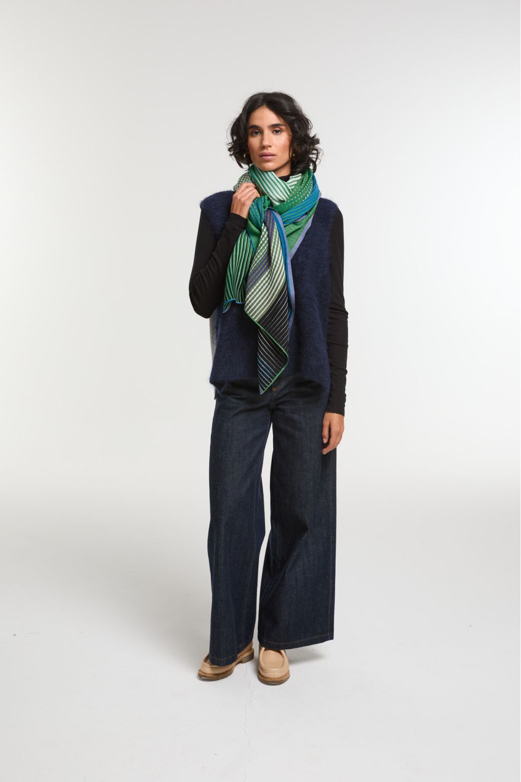 GreenVibrant Scarf