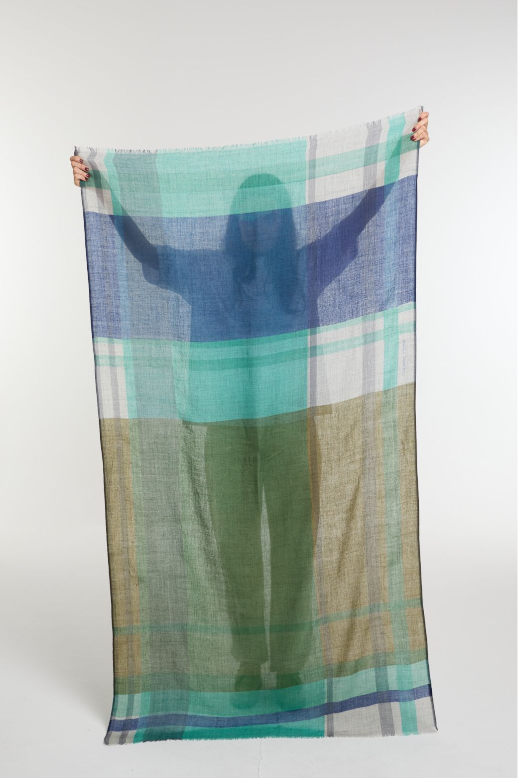 Blue GreenDivine Scarf