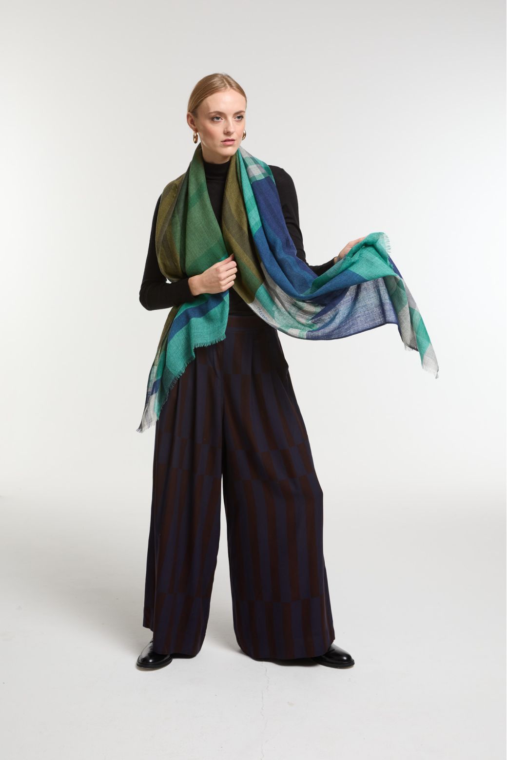 Blue GreenDivine Scarf