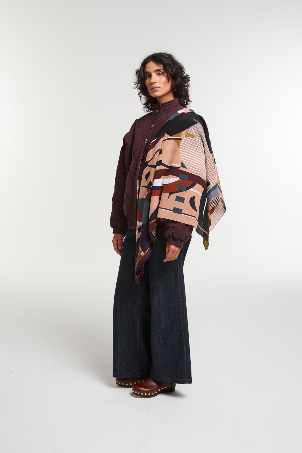 Taupe  Bois Sacre Scarf