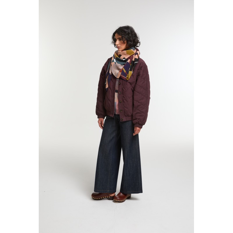 Foulard  Bois Sacre Taupe