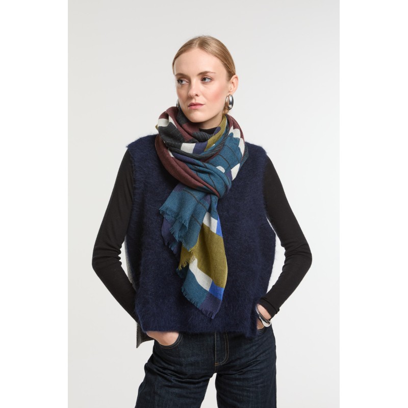 Foulard  Petra Bleu