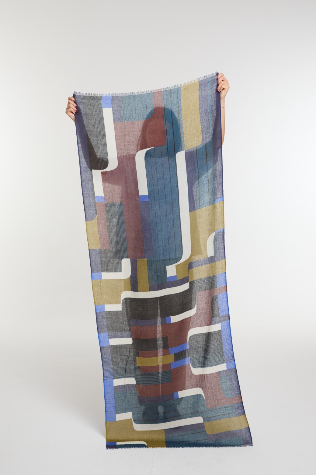 Blue  Petra Scarf
