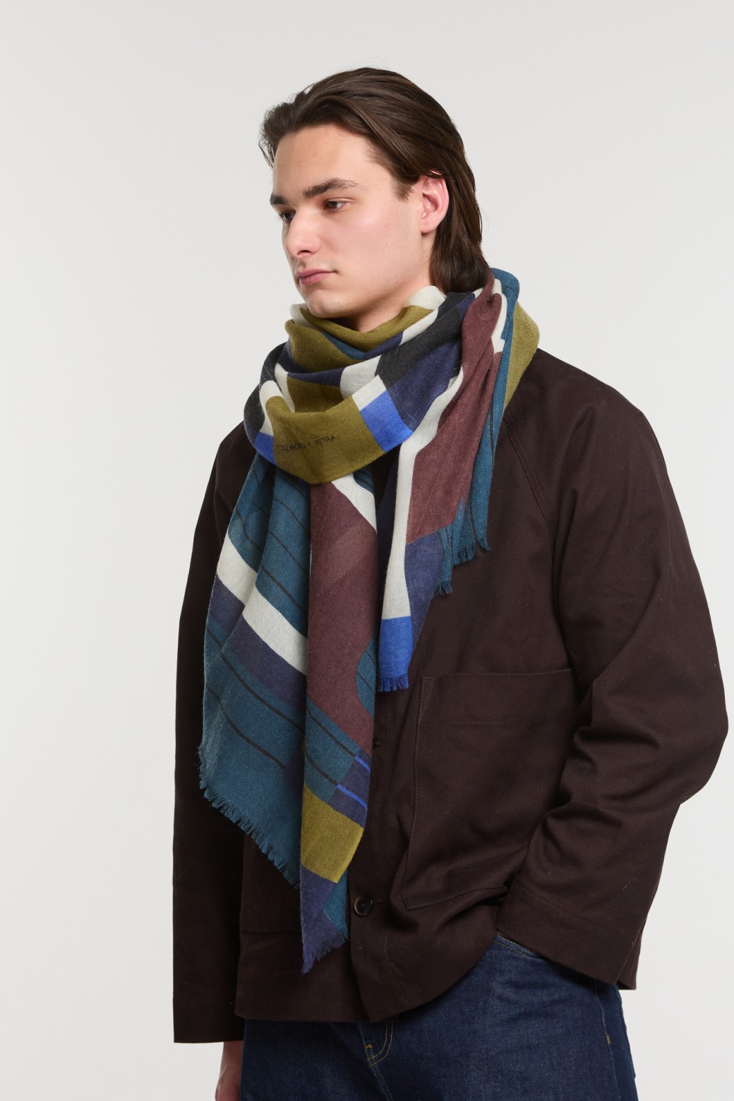 Blue  Petra Scarf