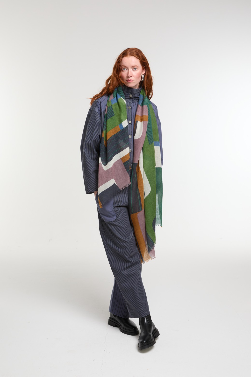 Green  Petra Scarf