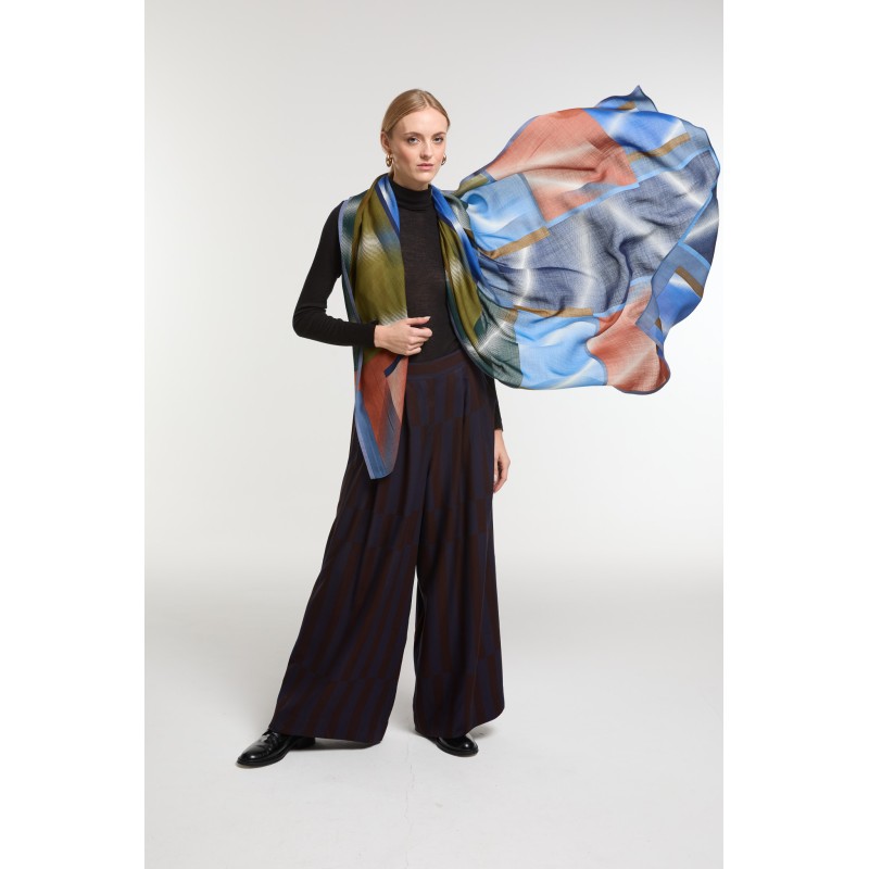 Foulard  Mystique Bleu Vert