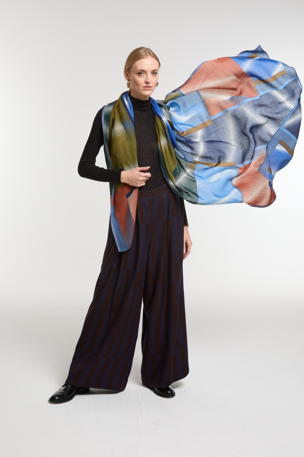 Blue Green  Mystique Scarf