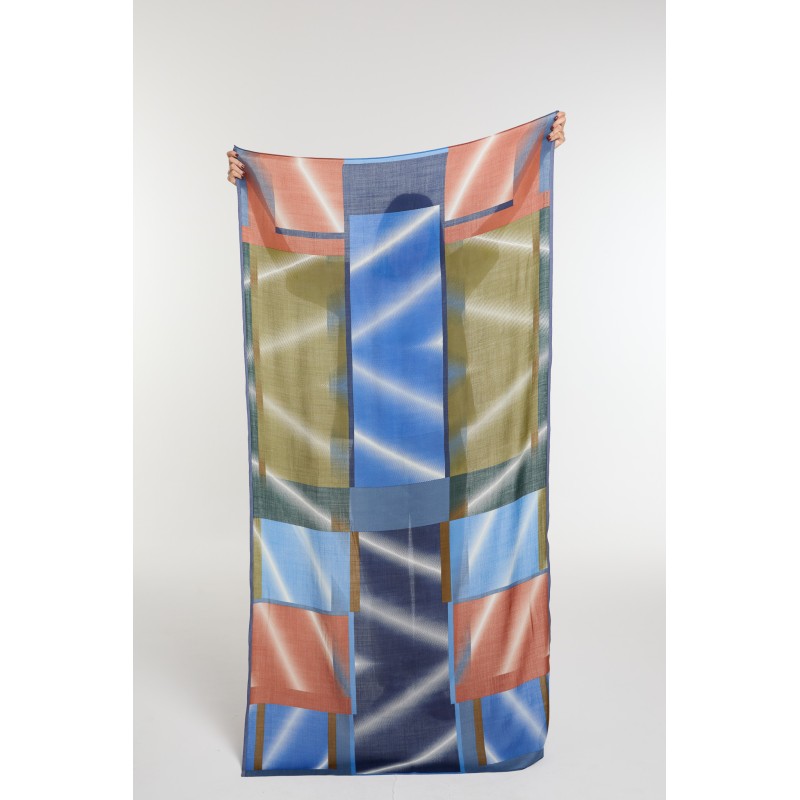 Foulard  Mystique Bleu Vert