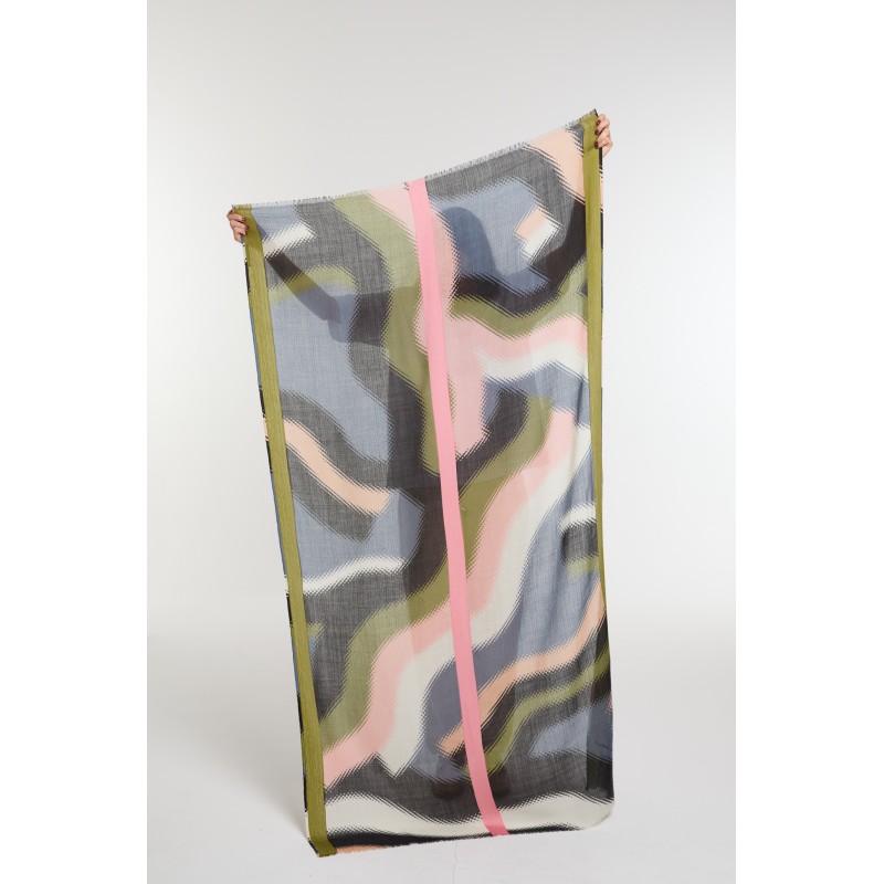 Foulard  Mouvance Rose