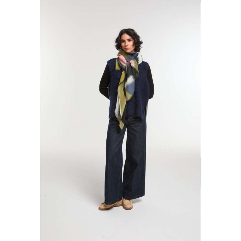 Foulard  Mouvance Rose