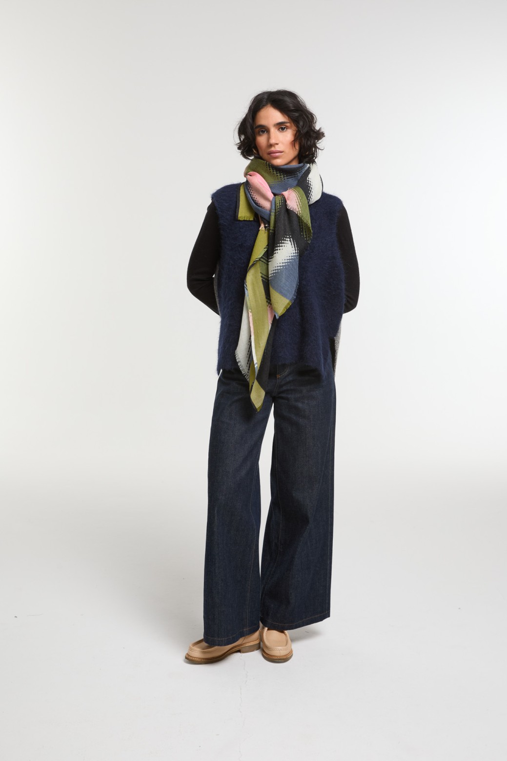 Pink  Mouvance Scarf
