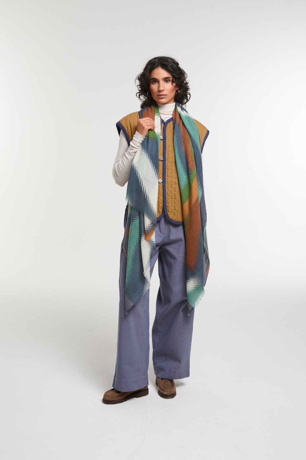 Green  Mouvance Scarf