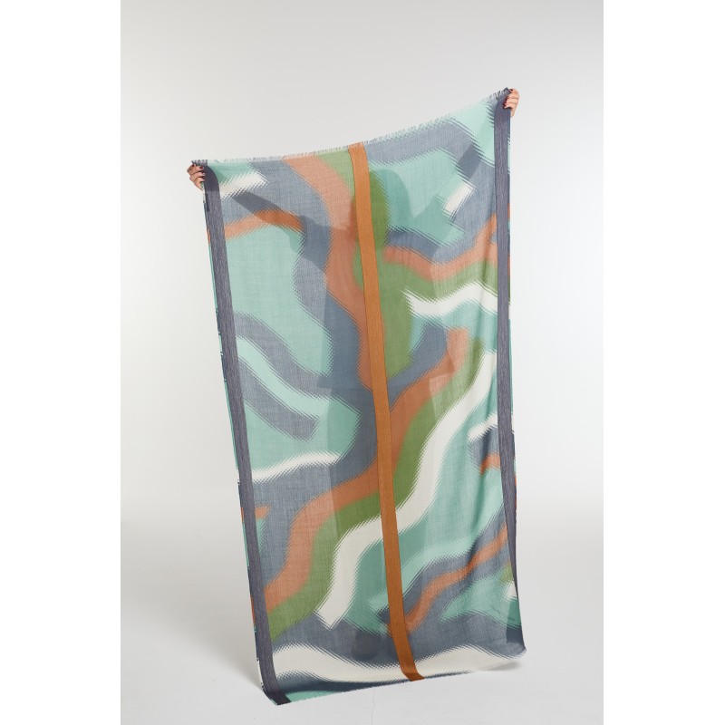 Foulard  Mouvance Vert