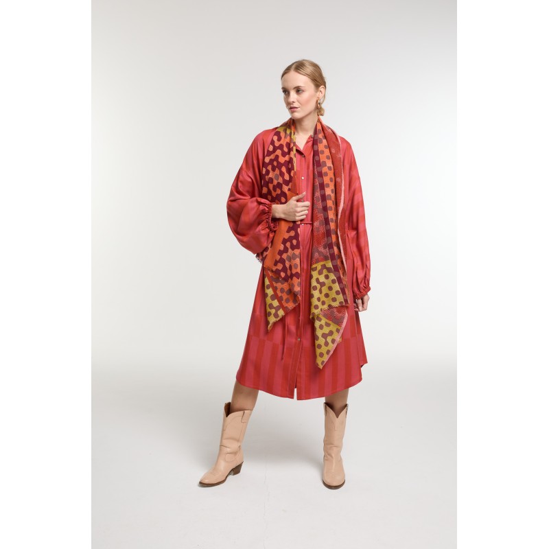 Foulard  Variation Cinabre