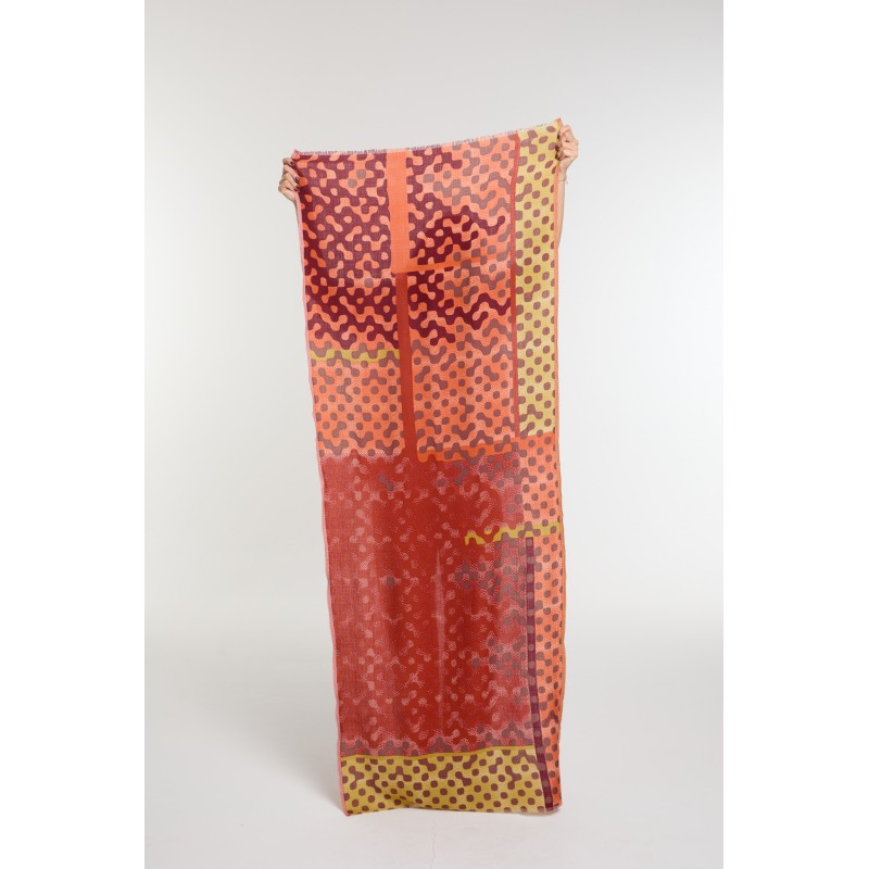 Foulard  Variation Cinabre