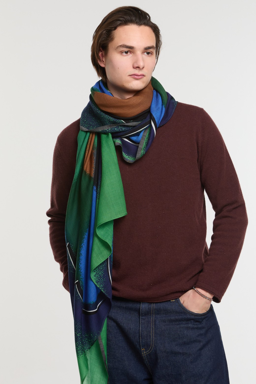 Green  Aurae Scarf