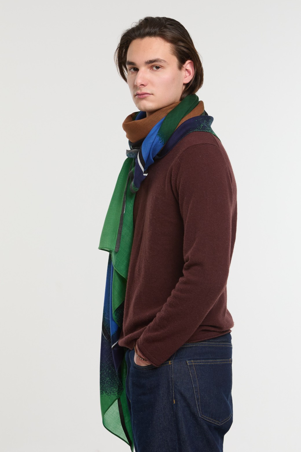 Green  Aurae Scarf
