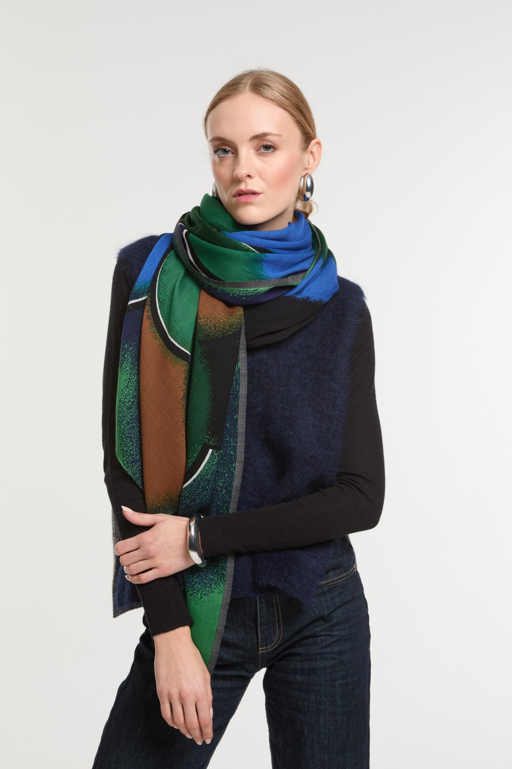 Green  Aurae Scarf