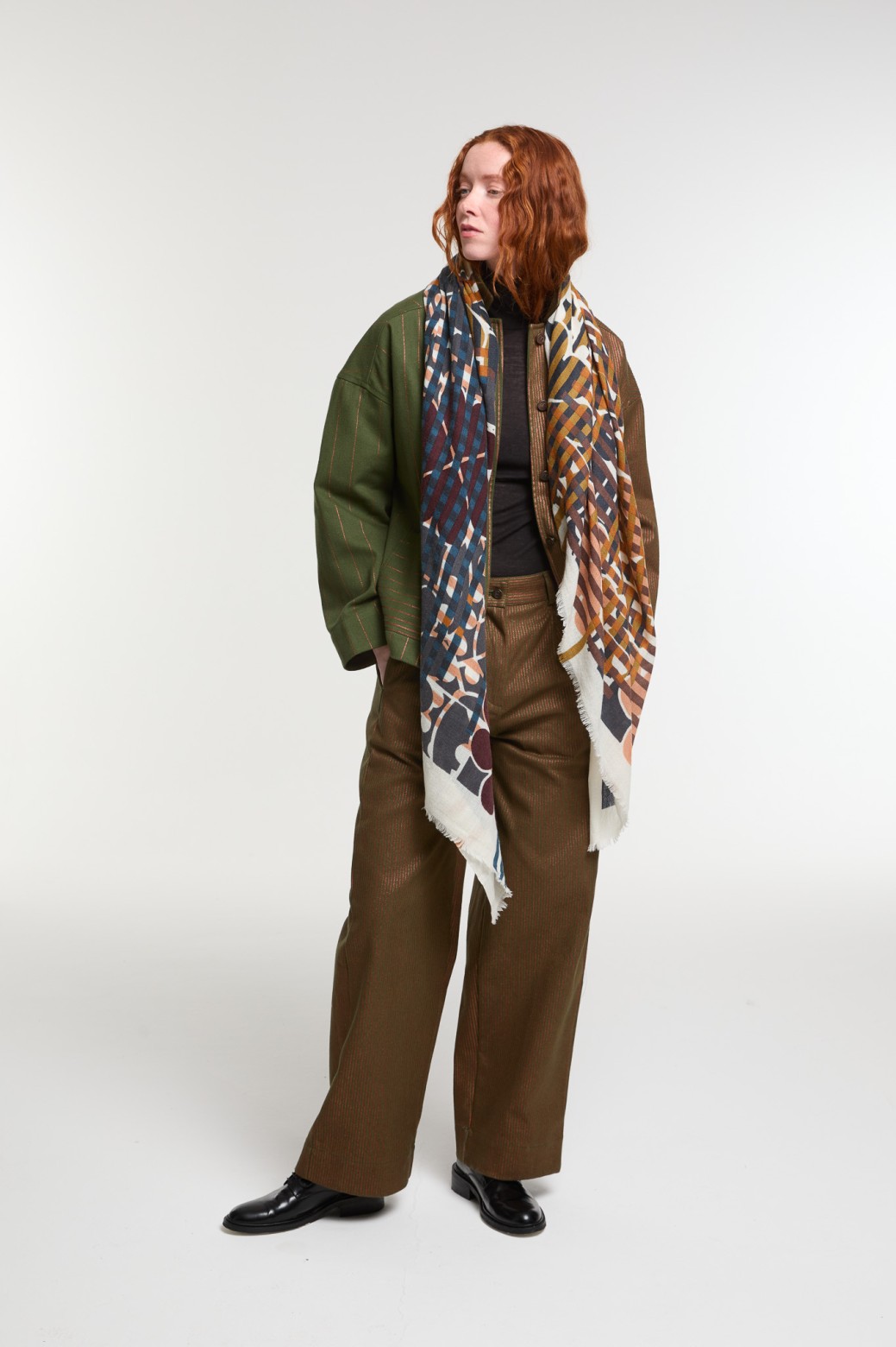Brown  Fragrance Scarf