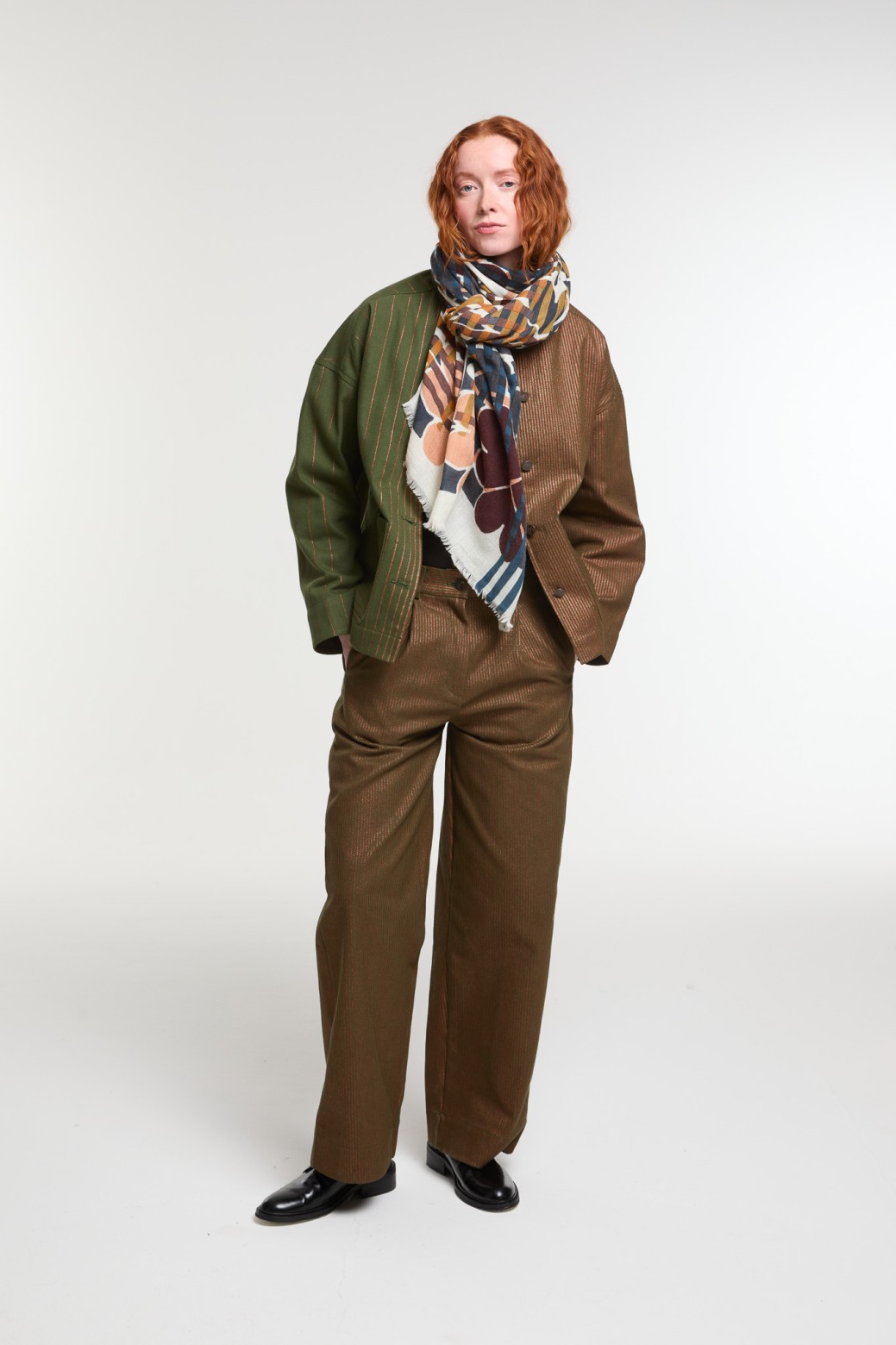 Brown  Fragrance Scarf